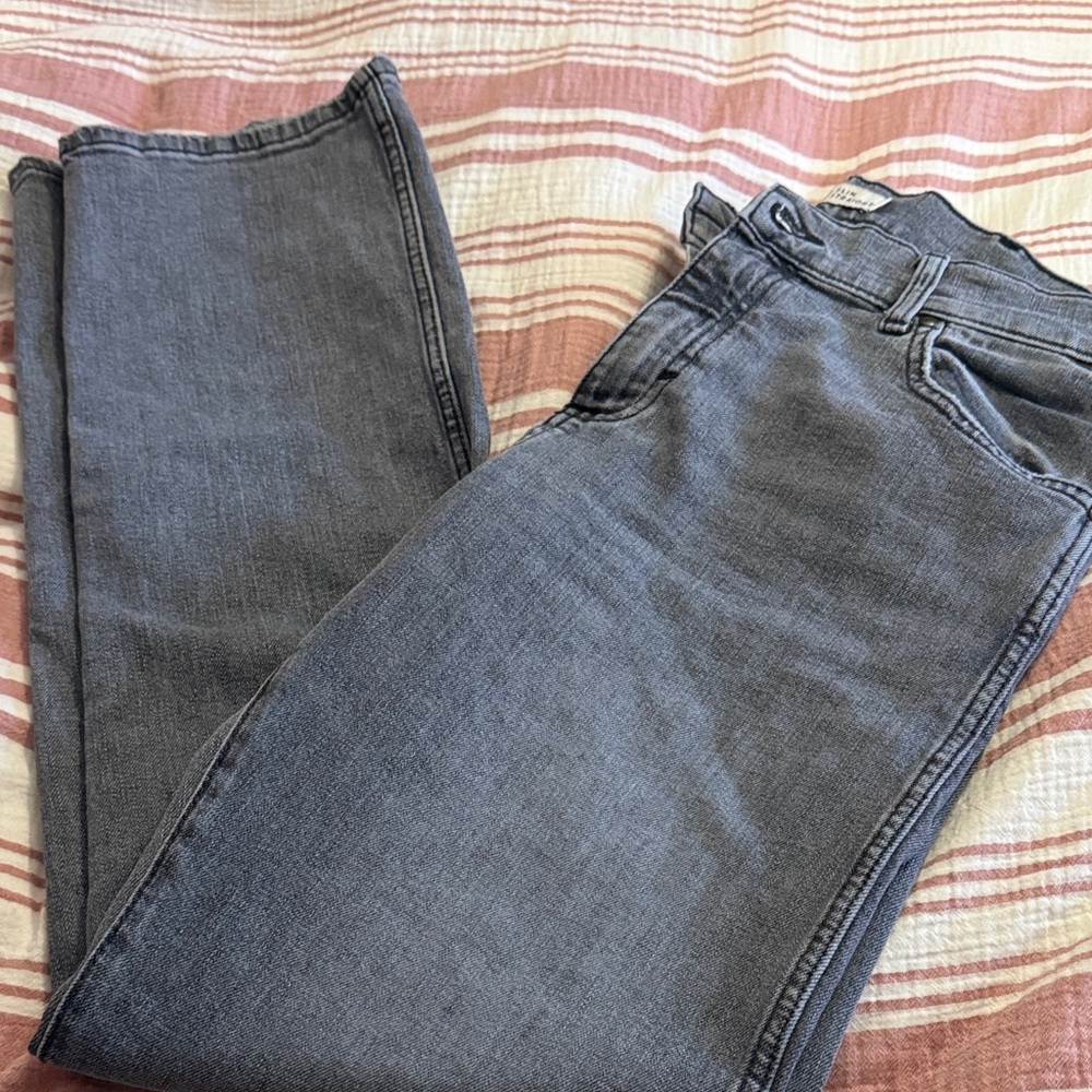 Wrangler Slim Straight Denim in Charcoal - Picture 5 of 5